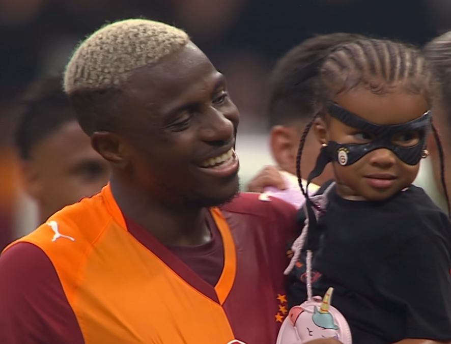 💛❤️ Maç sonu Victor &amp; Hailey Osimhen