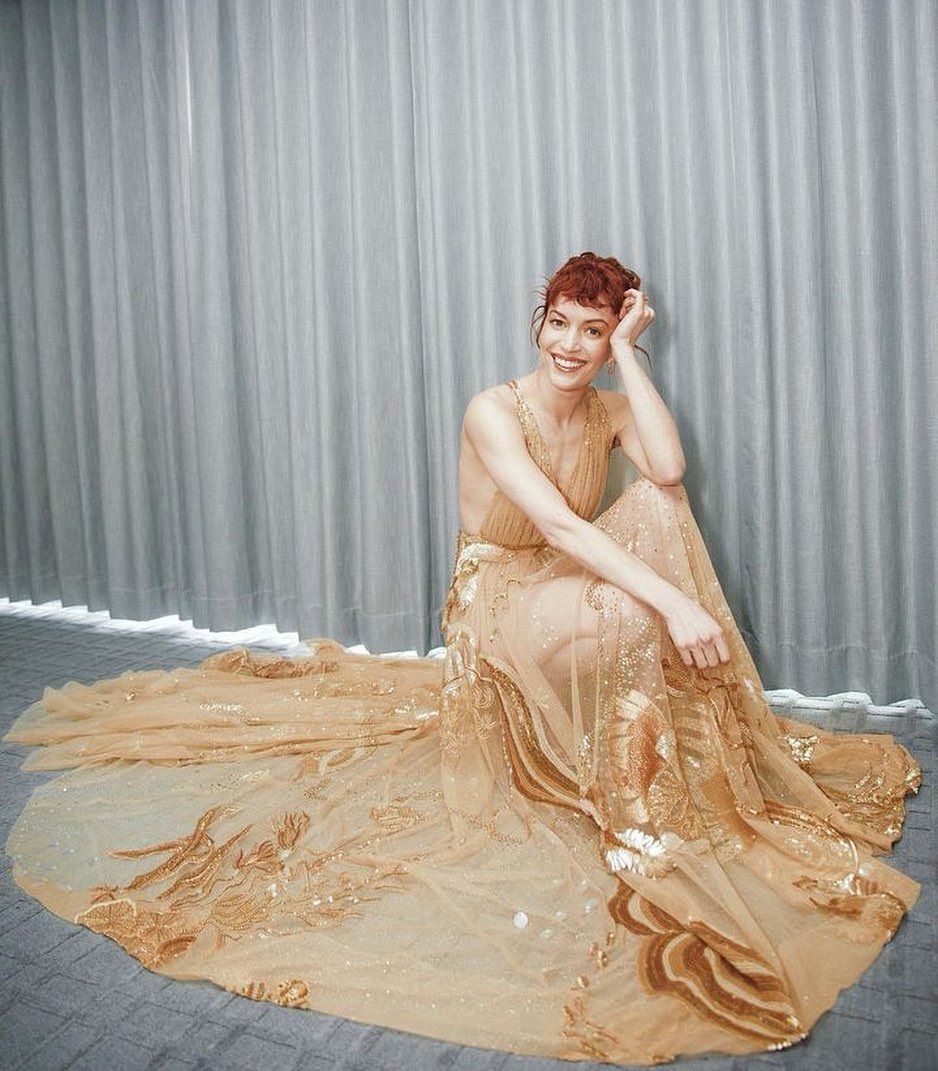 throwback to britt lower looking the most beautiful anyone has ever looked for the sag awards (2023)