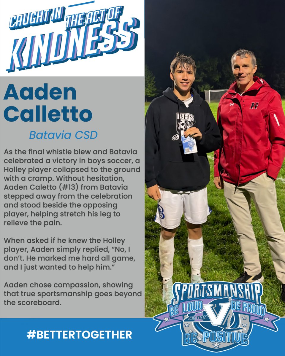 Section V Athletics tweet media