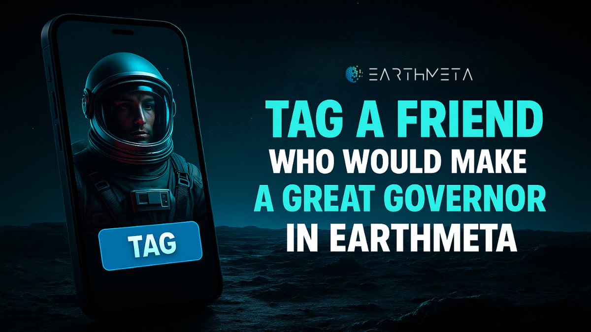 🧠 Think your friend has what it takes to govern a city in the metaverse?

🌍 Tag and nominate them for a leadership role in EarthMeta!

Governors in EarthMeta earn 1% tax on all transactions in their city, propose laws, and shape the digital world.

Now’s your chance to bring