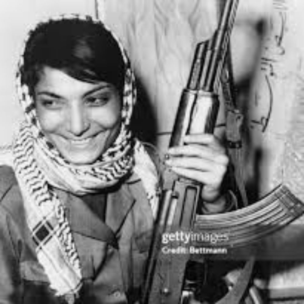 Palestinian revolutionary freedom fighter Comrade Leila Khaled