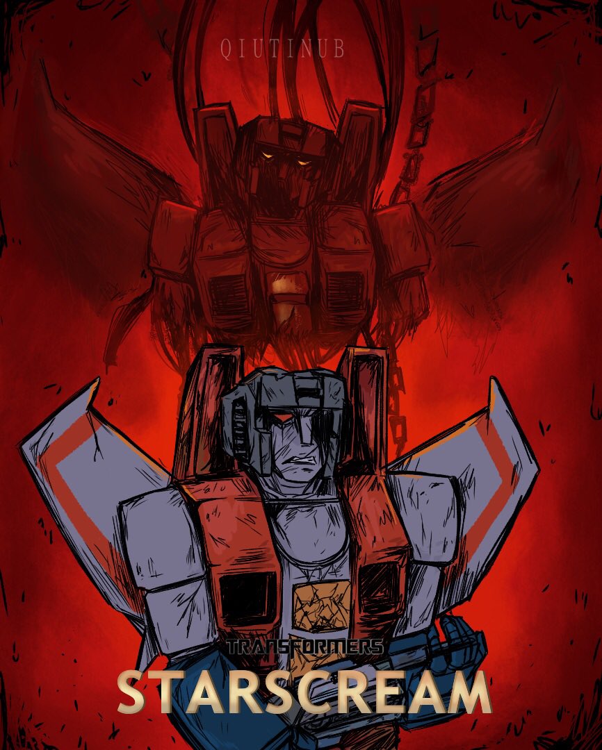 Inspired by that one ironheart poster for a uni assignment 
#starscream #transformers
