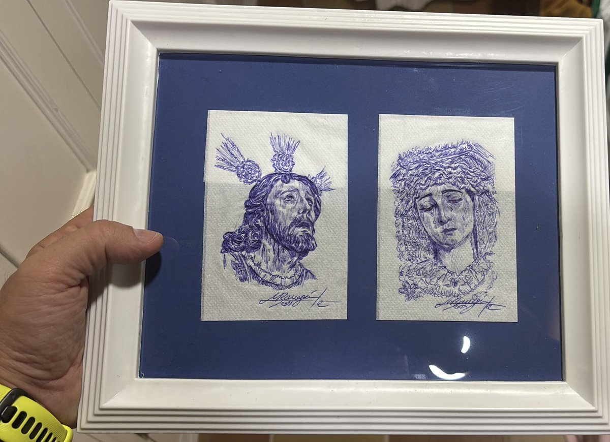 Que te regalen esta obra de arte de <a href="/arte_mbr/">Manuel Barragán Rasero</a> por tu 40 cumpleaños de mi <a href="/hdaddemontesion/">Monte-Sión</a> no tiene precio. Gracias infinitas!!!! <a href="/emimate85/">Emilio Mateo</a> <a href="/Murillo293/">Murillo29</a>