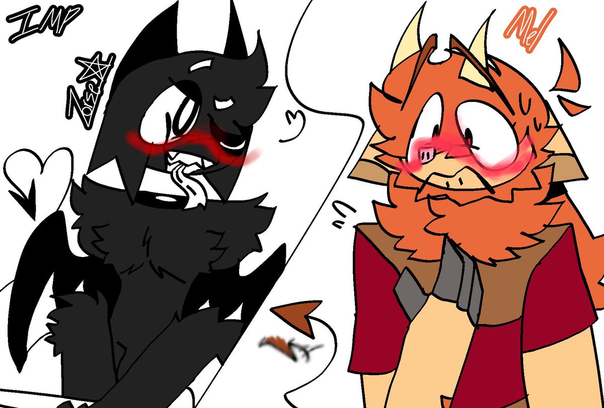 ZossSilly's tweet photo. I thought I never told yโall my crossship!
IMP X Mel (oldish art from June)
#TheIMP #IMP #Monstories #SundayPants https://t.co/nNzO9Exizv