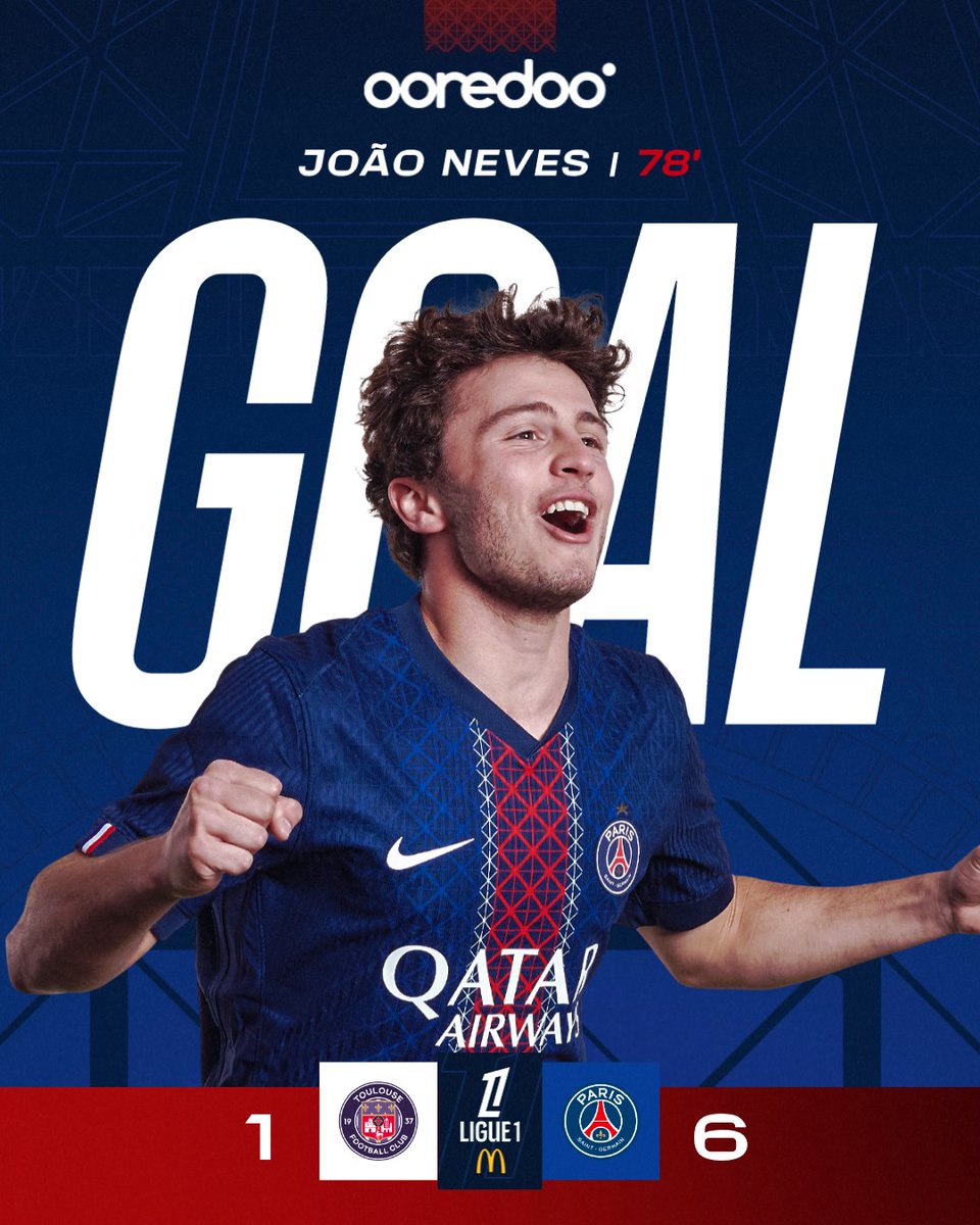 ⏱️ 78' - JOÃOOOOO NEVESSSSSS !!! 😍😍😍 #TFCPSG 1️⃣-6️⃣ I