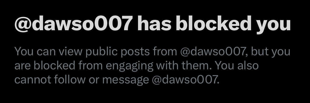 Future SSRI survivor (@farewellssri) on Twitter photo Another psychiatrist I have never heard of or interacted with who has blocked me.
The professional equivalent of sticking your fingers in your ears, and these people are prescribing life-altering drugs. Another psychiatrist I have never heard of or interacted with who has blocked me.
The professional equivalent of sticking your fingers in your ears, and these people are prescribing life-altering drugs.