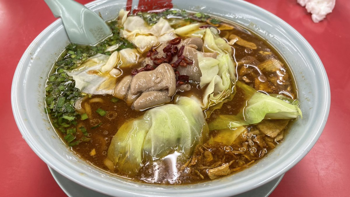 山岡家期間限定
もつと麺一緒に食うとかなり美味かった