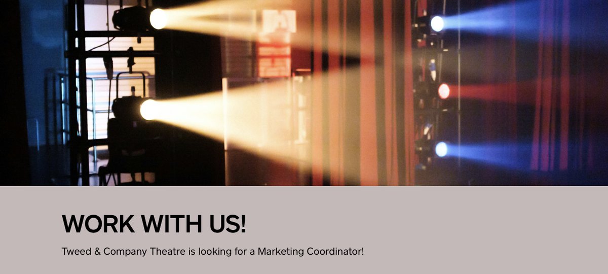 We are hiring a Marketing Coordinator! Do you think that could be you? Check out the whole job description and application information here. Deadline to apply is September 8th, 2025. Learn more: tweedandcompany.com/work-with-us