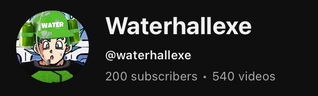 Waterhallexe tweet media