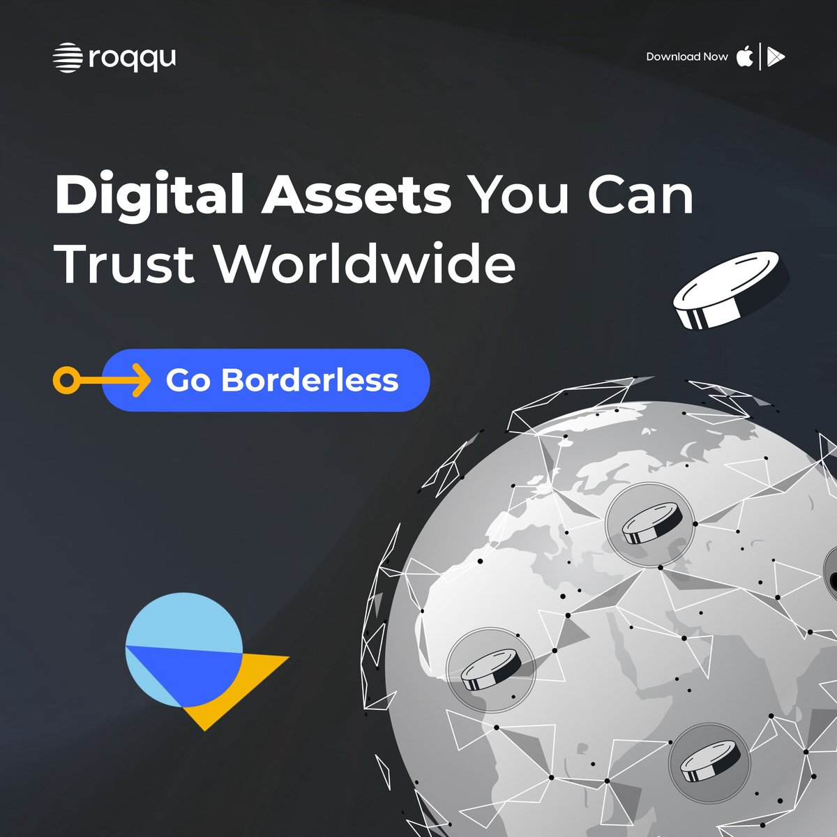 landlordyarvo's tweet image. Your money, no borders.
Trusted digital assets with Roqqu.
#GoBorderless #Roqqu
@roqqupay