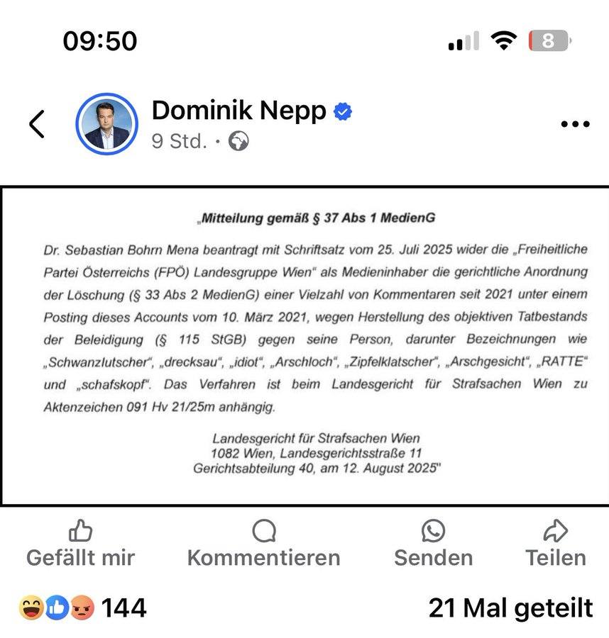 <a href="/palpet99/">Peter Palme / Parensen raus</a> Da gäbe es noch mehr von der braun-blauen <a href="/FPOE_TV/">FPÖ</a>:
⬇️⬇️⬇️