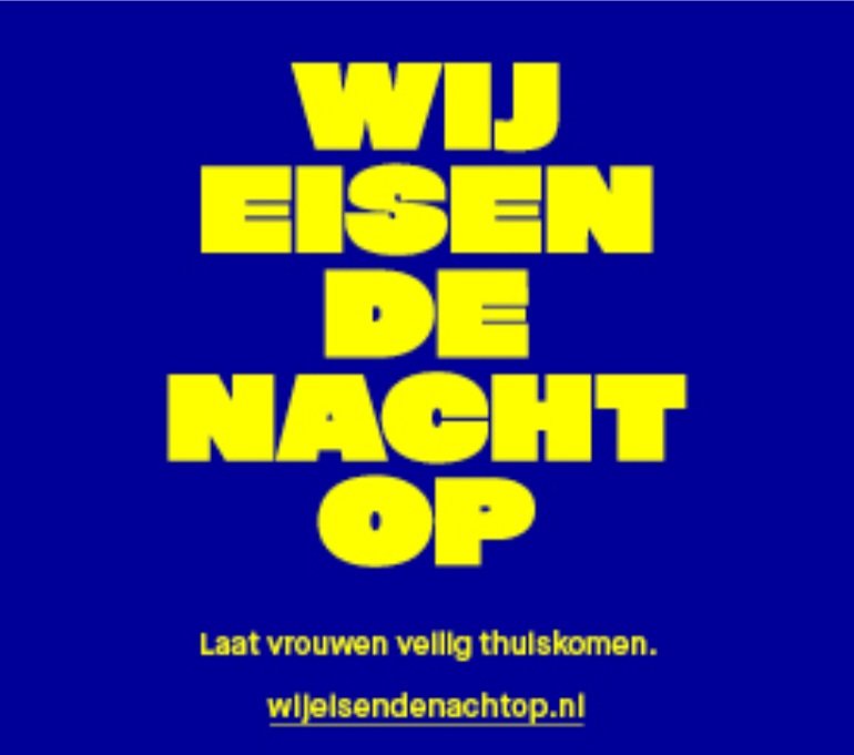 Meisjes van 17 horen veilig thuis te komen punt. #rechtopdenacht