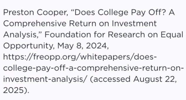 “outcomes @ public &amp; nonprofit colleges are not regulated like those of for-profit colleges. Lifetime ROI for bachelor’s degrees at for-profit University of Phoenix range from > $2 million (nursing), > $1 million (computer science) to $48,084 (behavioral science)”