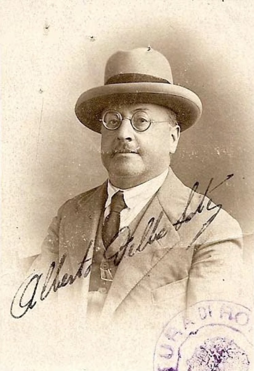 30 August 1874 | Italian Jew, Alberto Della Seta, was born in Rome.

He was deported to #Auschwitz from Rome on 23 August 1943. He was murdered in a gas chamber after the arrival selection.