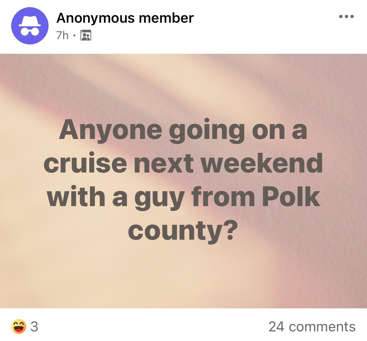 These are we dating the same guy posts is the best entertainment lol