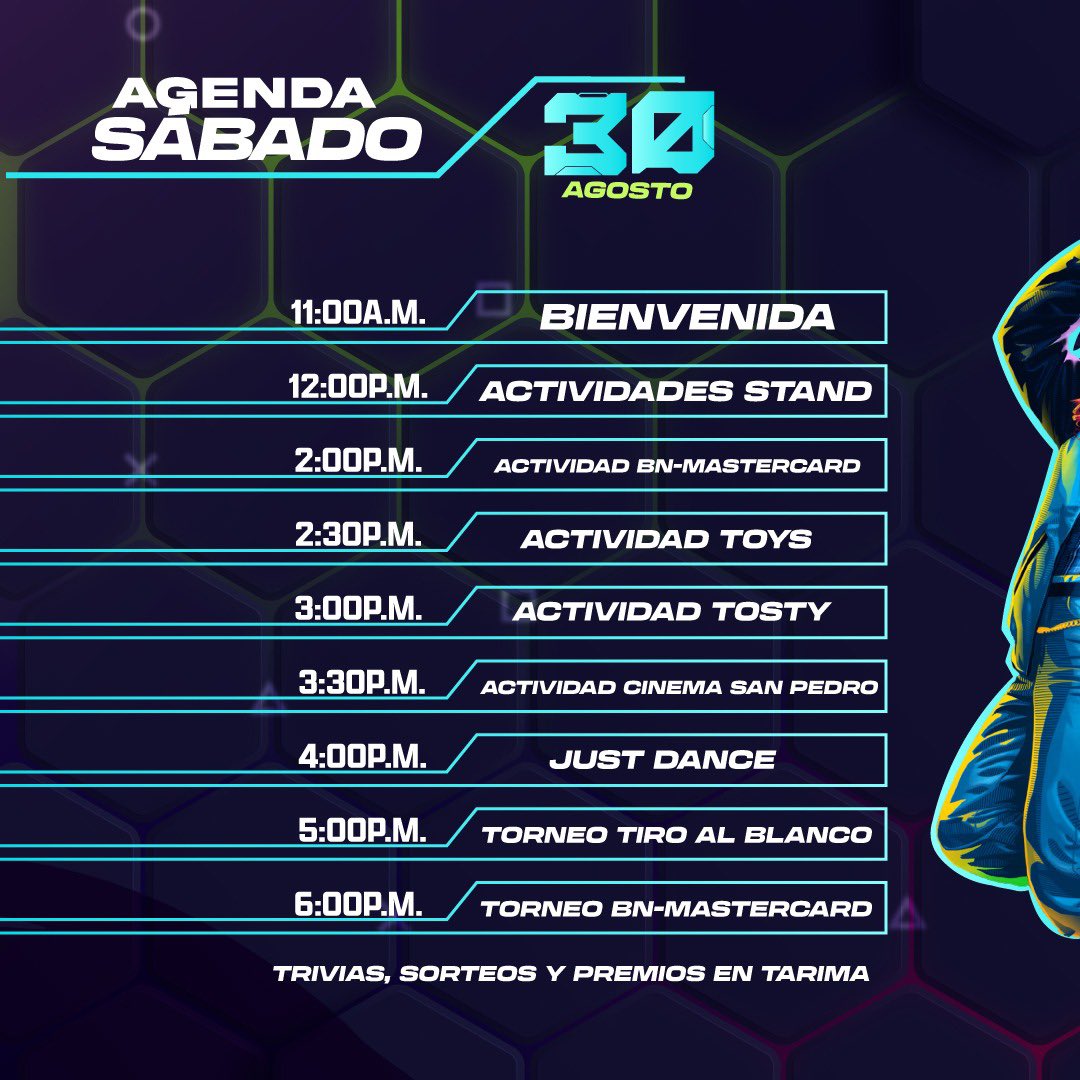 banconacionalcr's tweet image. 🎮😎 ¡Game On sigue con todo hoy sábado!
Hoy en Mall San Pedro 👉 actividades, premios y sorpresas. 🎁
Entrada GRATIS 👾 ¿Te lo vas a perder?
#DíadelGamer #GameOn #TomáelControl