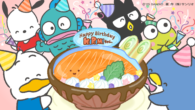 hapidanbui's tweet photo. みんな「きりみちゃん、誕生日おめでとう〜！」
#はぴだんぶい https://t.co/eNicASdlyO