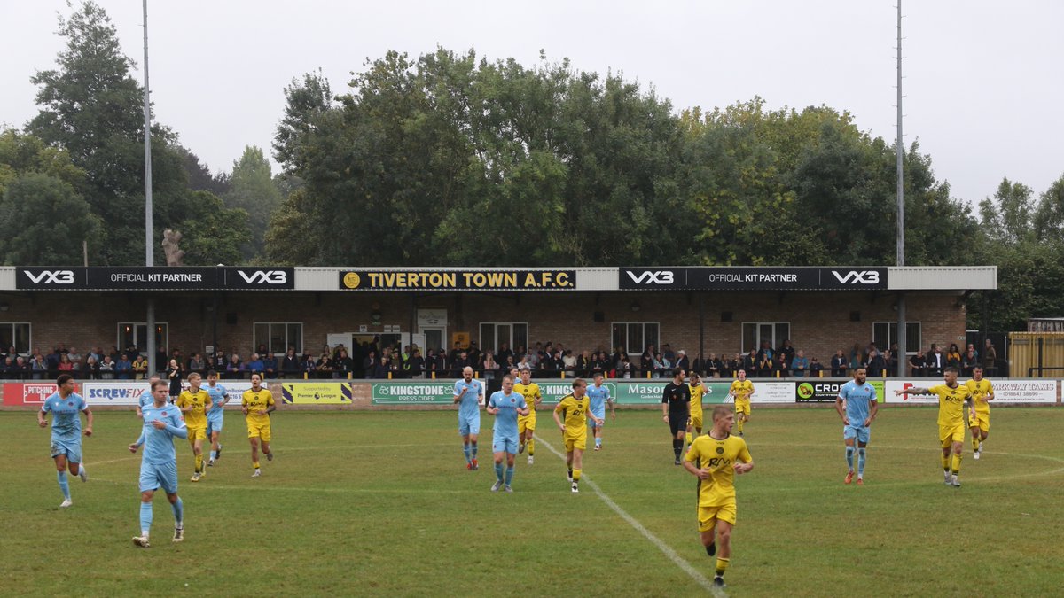 Grandstand view this afternoon to watch a seven goal <a href="/EmiratesFACup/">Emirates FA Cup</a> thriller in the rain between local rivals.  1-1 at half-time, the final score was <a href="/tivertontownfc/">Tiverton Town FC</a> 3 <a href="/TauntonTownFC/">Taunton Town FC</a> 4
<a href="/swsportsnews/">South West Sports News</a>
