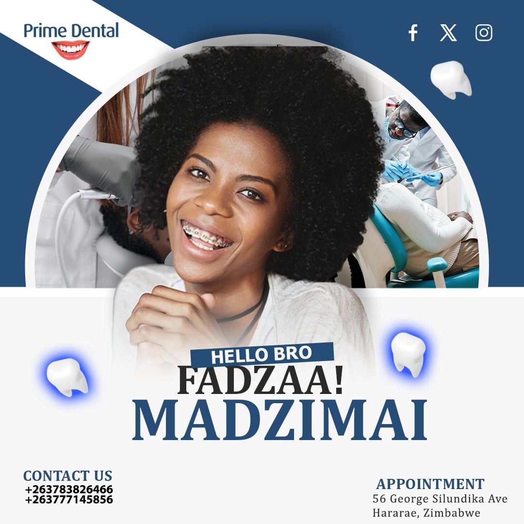 Gents, stop buying flowers that wilt 🌹 — give her a smile that lasts! 😁  

FADZA MUDZIMAI with braces, whitening &amp; all the dental love she deserves. Because nothing says “I love you” like straight teeth and fresh breath! 💋🦷  

#SpoilHerSmart #ZimTwitter #FadzaMudzimai
