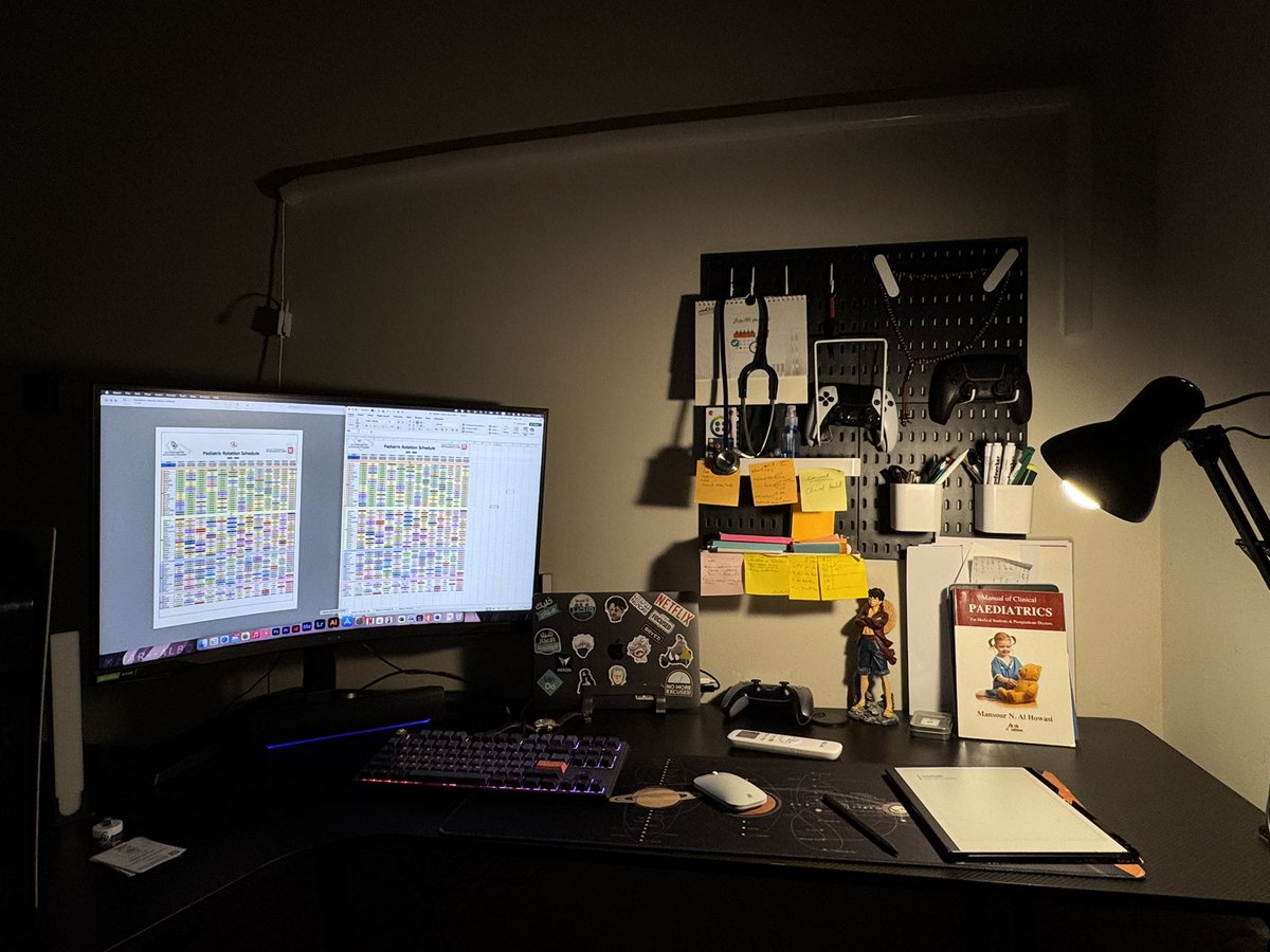 الحمدلله خلصت جدول الـ 
Master Rota for pediatric Residency Program 👶🏼

التحدي الاكبر كان اكسل لكن مع شوية تخبيص تعلمت عليه 😅

ومن هالمنبر اقول انه برنامج "عظيم"😂