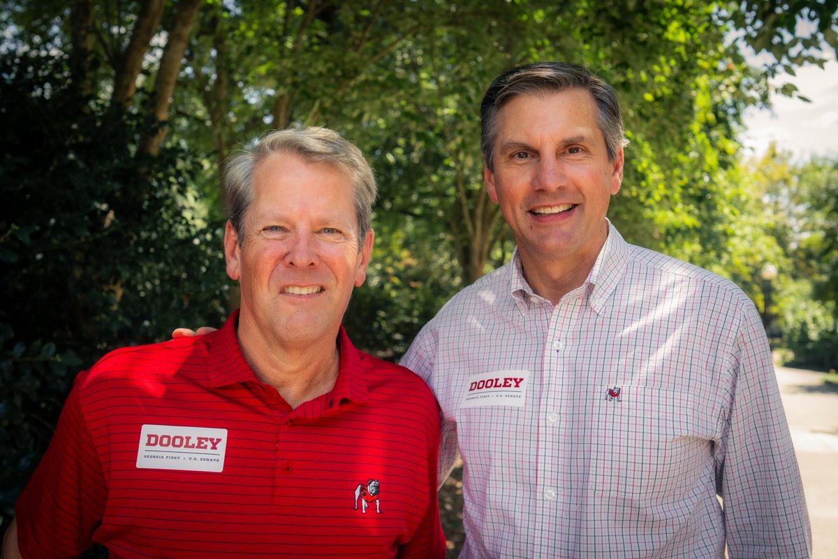 DerekDooleyGA's tweet image. I’m deeply honored to have the endorsement of the best governor in the country, @BrianKempGA! Let’s fire Jon Ossoff and get this seat back for the people of Georgia.