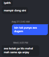 derita pake ava kotak murah masuk tempat dugem di roblox belum semenit di penjara jir