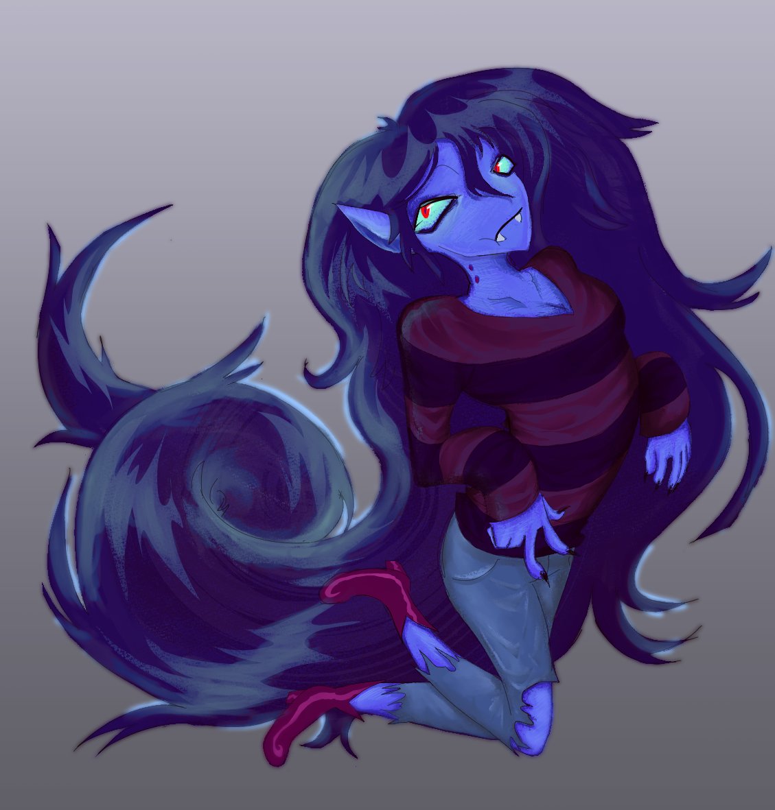 juniperPolkadot's tweet photo. 🩸 #adventuretime #marceline https://t.co/i6XuUof4w9