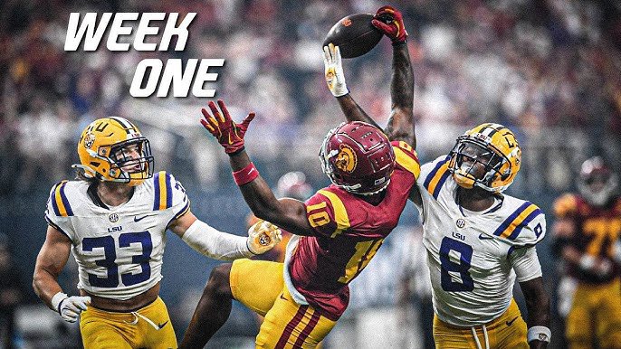 CFB Week 1:

No. 3 Ohio St stuns No. 1 Texas 14–7 👀
GT 27–20 over Colorado (Haynes King 3 TDs)
Auburn 38–24 Baylor
USF 34–7 No. 25 Boise
Purdue blanks Ball St 31–0
Kentucky 24–16 Toledo
CMU 16–14 SJSU
FCS Tarleton shocks Army 30–27 (2OT)

College football is BACK 🏈🔥