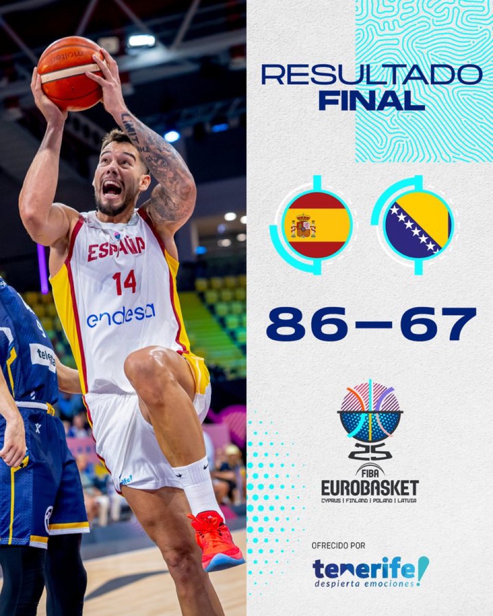 No es el ganar. Es el cómo. 

Esta España sí es reconocible. Un equipo tremendamente competitivo, con mucho talento nato en todas las líneas y que disfruta jugando a este deporte. 

Así podemos ganar a cualquiera.