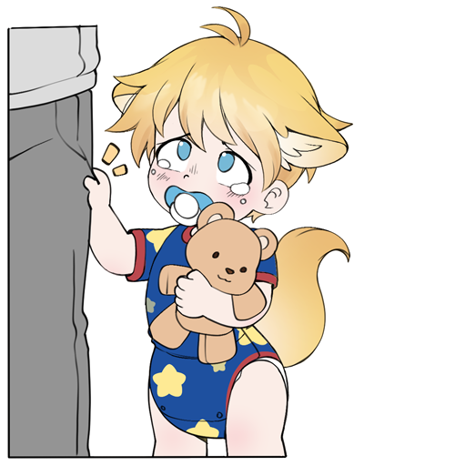 2 cute new stickers up in my discord! Drawn by the talented <a href="/Nunuki01/">Tanuke 🍼</a> Thank you!!!