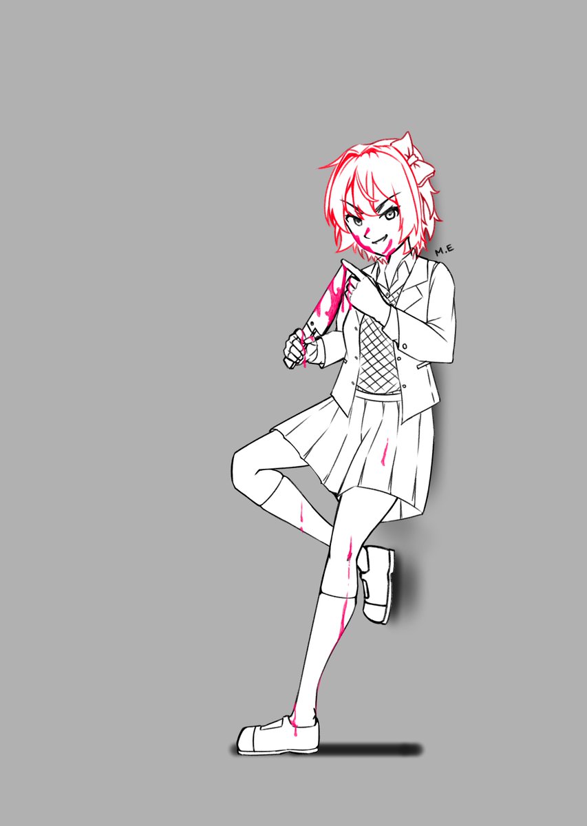 Of all the ways to come back to drawing Sayori...
Don't know why the but the thought of her giving bad advice that we'd all listen to seemed hilarious to me x) (+Knife Point~)
#DDLC #DokiDokiLiteratureClub