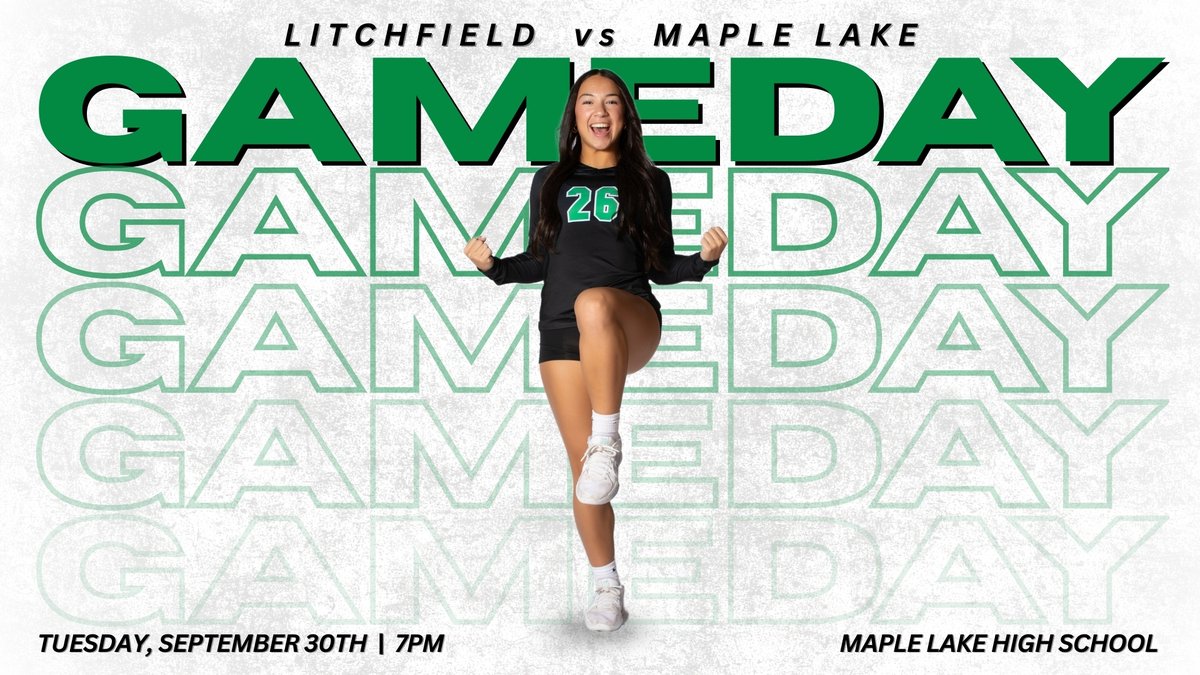 Game Day!

🏐 vs Maple Lake
⌚️7:00pm
📍Maple Lake High School

#golitch