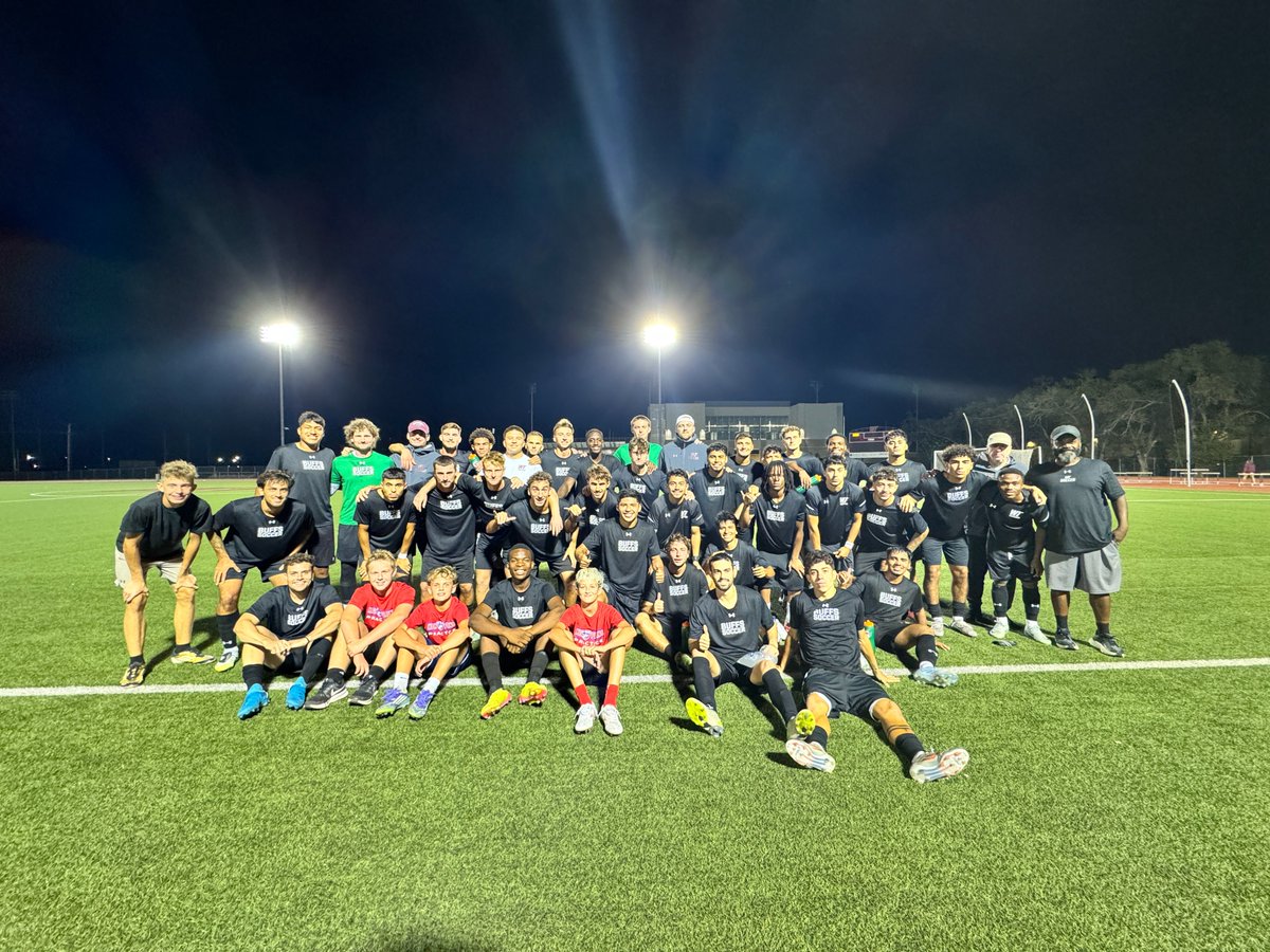 WTAMU_Soccer's tweet photo. Great ending to our preseason! A big Thank You to all of our supporters who came out to the Pitch last night!! #bufffútbol #fillthepitch https://t.co/ICzdT7tggC
