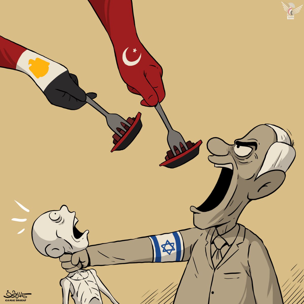 Yurt dışında paylaşılan karkatürlerden biri. Sizce ne anlatıyor?