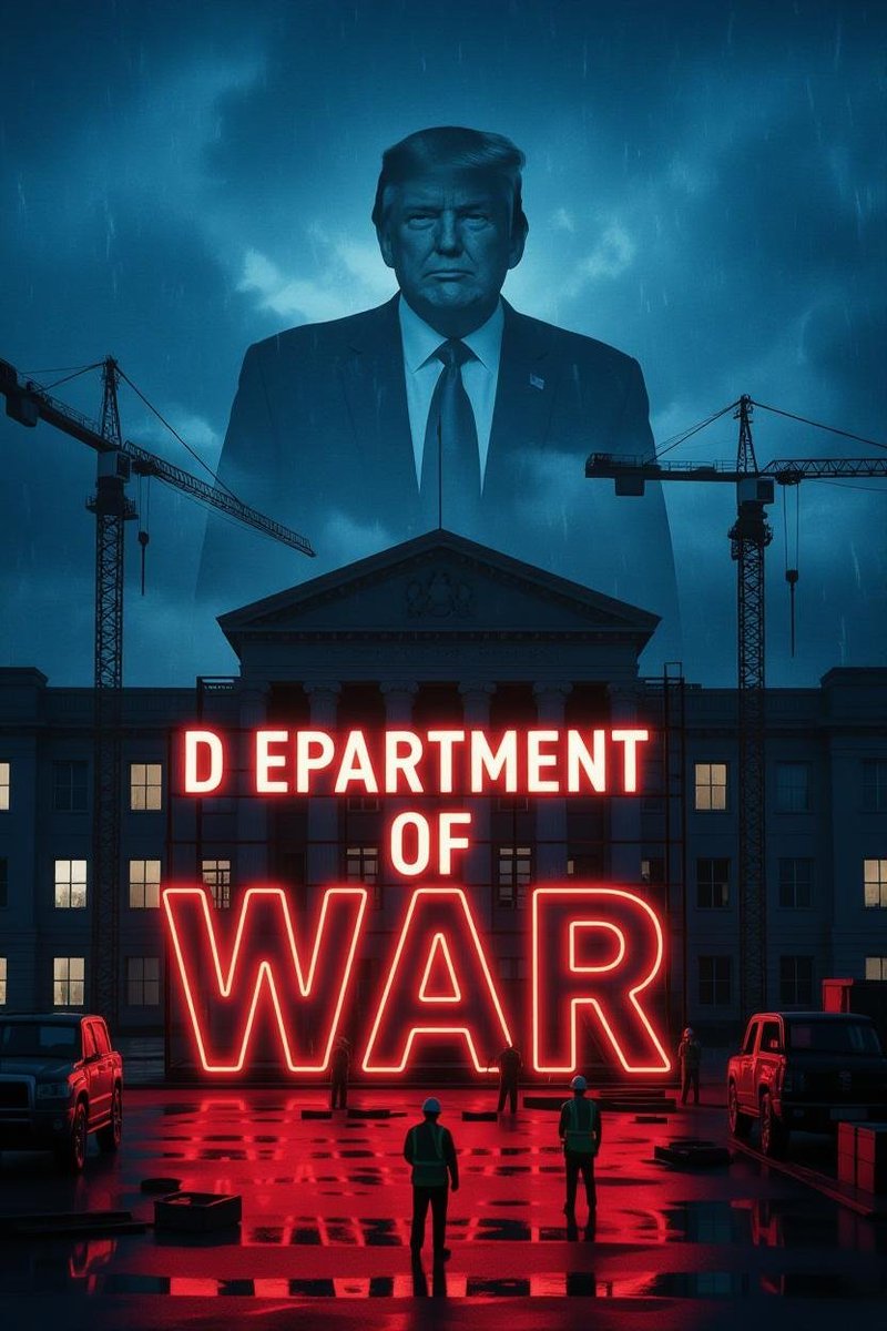 🇺🇸 The Trump administration is reportedly preparing plans to rebrand the Department of Defense as the Department of War, according to a White House official.

#USA #America #Trump #DoD #DepartmentOfWar #DepartmentofDefence