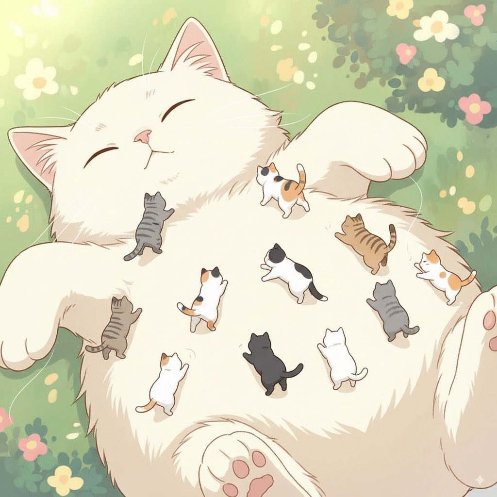 kurotorahime's tweet image. #GoogleAIStudio

おは猫😸

 #AIイラスト