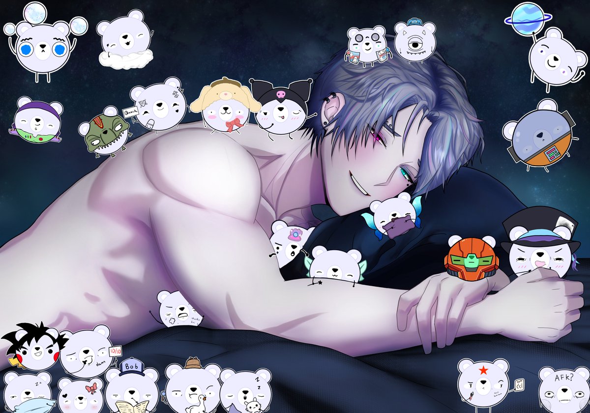 JubeiX's tweet photo. One day I'll finish my subathon drawing for my Beibei's Almost at 157 BEIBEARS WOO!!!! https://t.co/OrRSBnpTyW