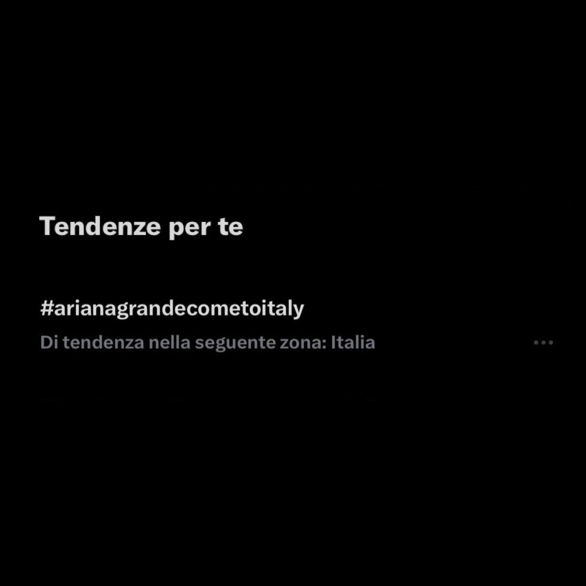 ArianaGrande_IT's tweet image. WE DID IT!
#ArianaGrandeComeToItaly is officially trending in Italy! 🇮🇹

This fandom is literally on fire 🔥 
@TeamAriana @joangrande @brandoncreed @LiveNationIT