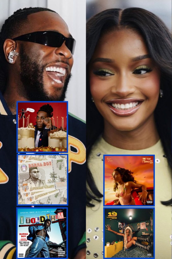 Ayra Starr joins Burna Boy as the only Nigerian artists with multiple projects above 700 MILLION streams on Spotify.

Burna Boy 🦍has (3) while Ayra Starr 👧🌟 has (2)