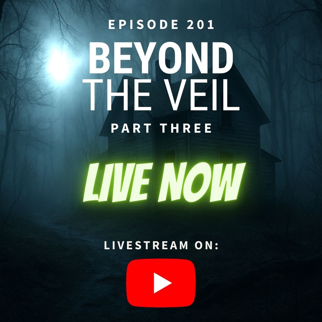 🎙️ We’re LIVE NOW! 👻
Join us for Beyond the Veil—your questions unlock chilling paranormal truths.
 🔗 youtube.com/live/MyWQ7GN-B…
#LiveNow #ParanormalPodcast #haunted