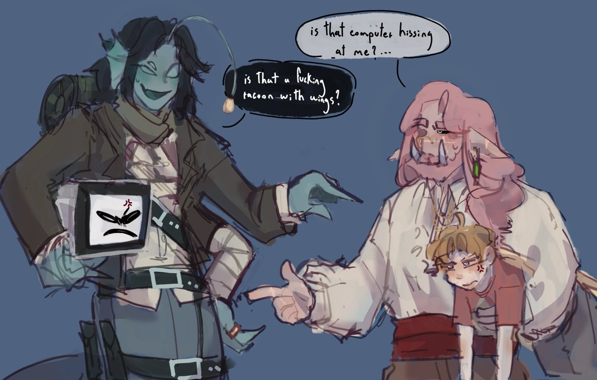 A friend and I saw similarities and I couldn't resist... 

[ #sketch #bedrockbros #tommyinnitfanart #technobladefanart #pressureroblox #sebastiansolace #painterpressure ]