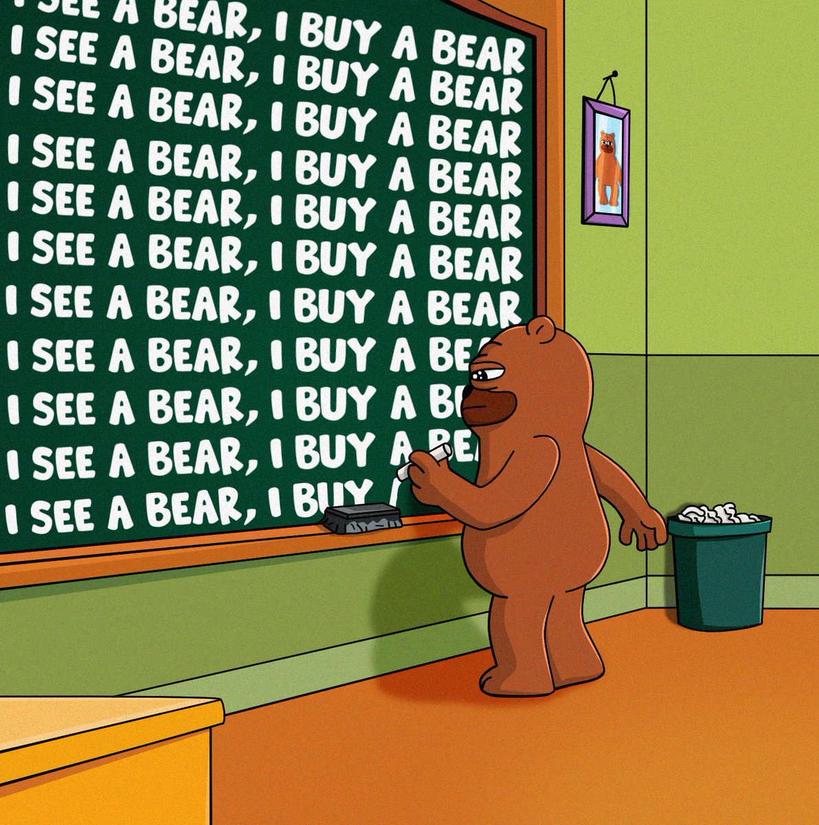I see a bear, I buy a bear.