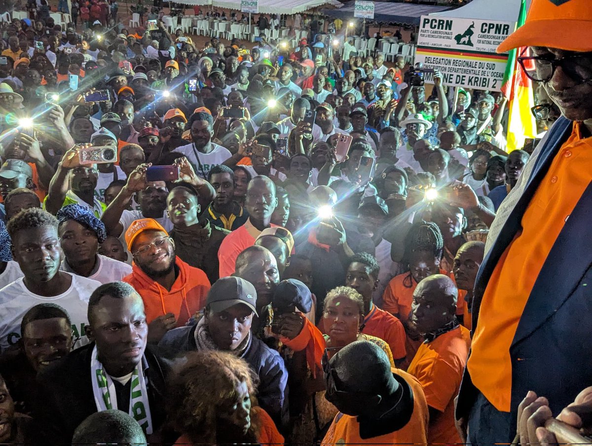 Kribi, vous avez écrit une page d’histoire ! 🌊🧡
Une mobilisation exceptionnelle, une énergie incroyable, et un message clair : le Cameroun veut réussir ensemble.

Merci pour cette vague orange inoubliable 🙏🏾✨

🧡🟠🧡🟠🧡🟠🧡🟠
L’histoire s’écrit en Orange !

#CoalitionOrange