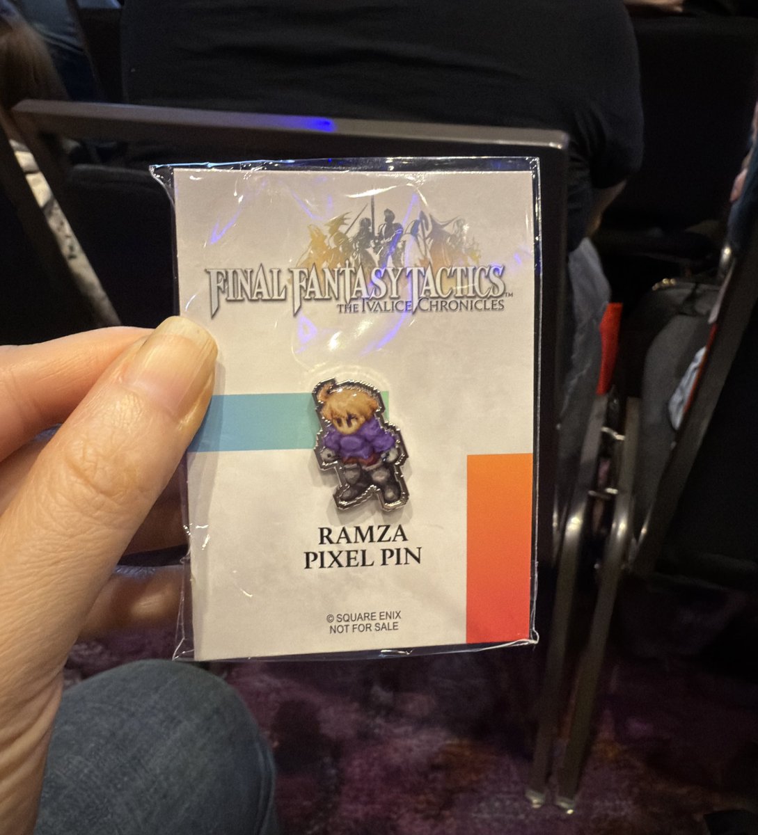 YunalesckaGames's tweet photo. Ramza pin ! 🥹 Also got a poster too. https://t.co/tWhzregmQd