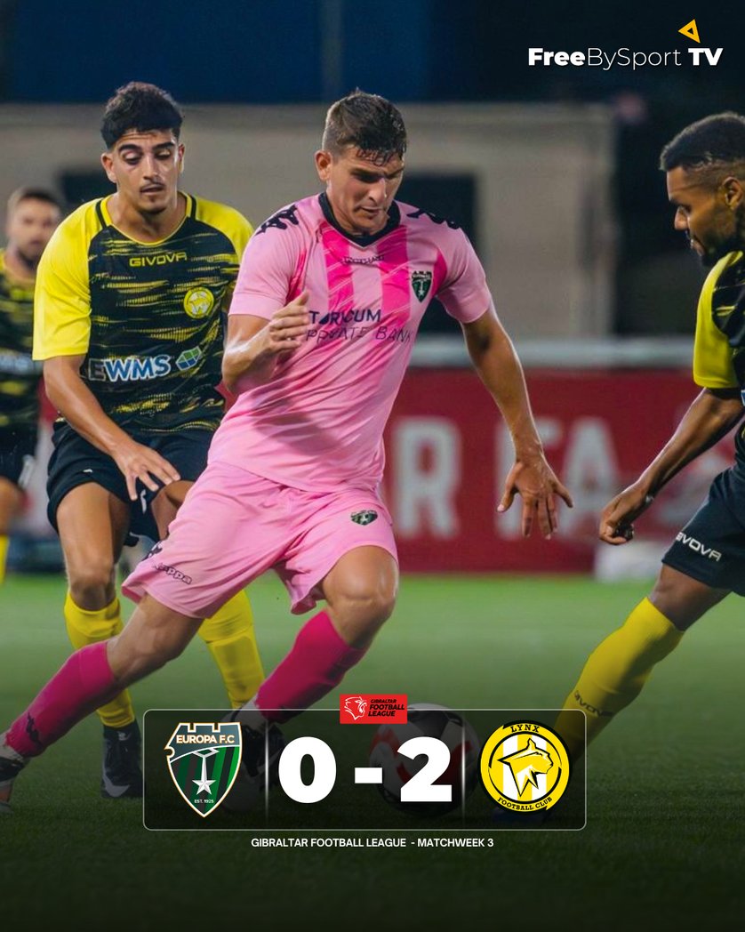 📈🇬🇮 Lynx returns to victory and enters the TOP 3 of the National League.

<a href="/Lynxfcgib/">Lynx Football Club</a> beat Europa FC 2-0 and reached 6 points after Matchday 3 of the Gibraltar National League.
