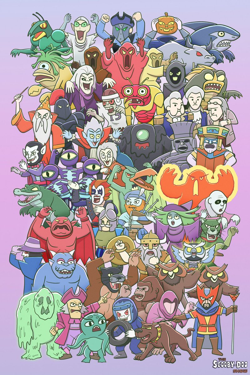 NickFulfaro's tweet photo. A Collection of Villains from ‘THE SCOOBY-DOO SHOW’ (1976-1978) https://t.co/CiqbiDjTRd
