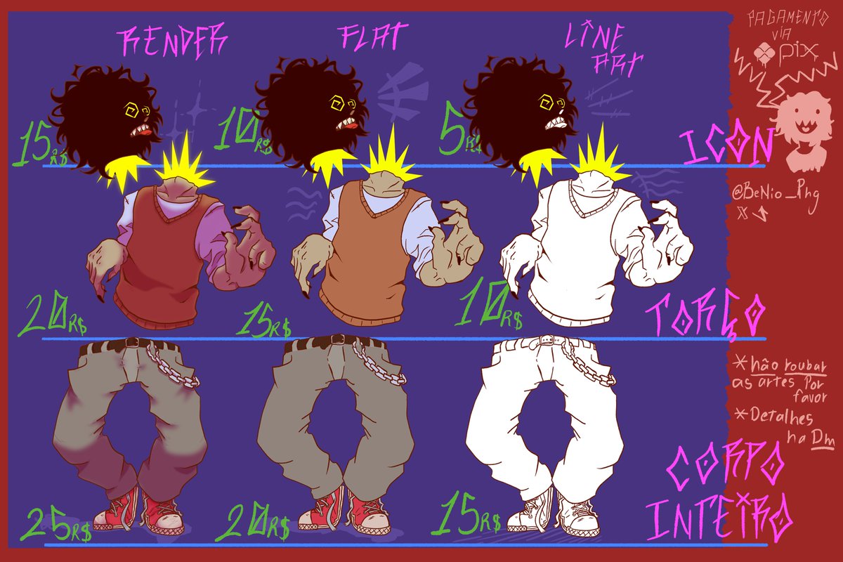 BE! (COMISSIONS ABERTAS!) tweet media