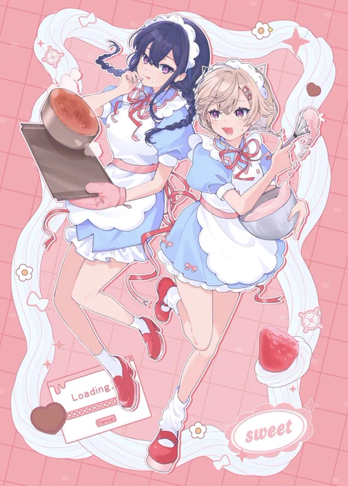のせめとパティシエ〜ル #引き小森画 #一ノ瀬の絵 #VGGC10th