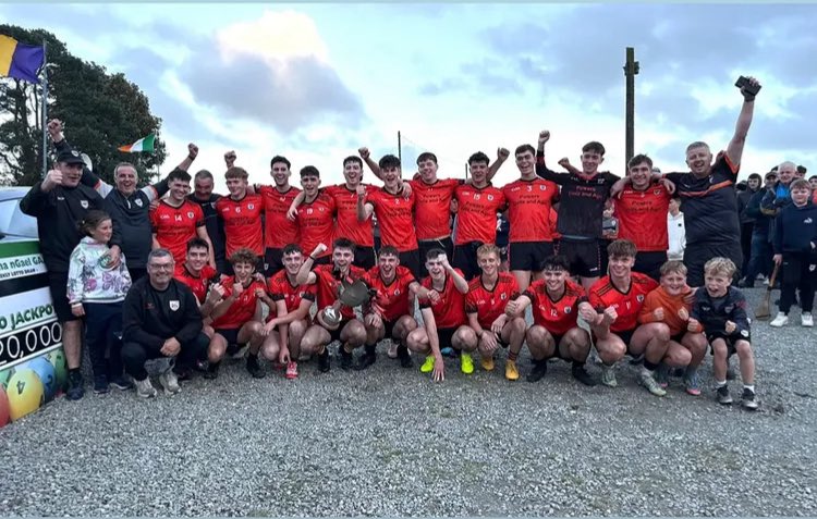 ColumsGAA's tweet image. 🟧⬛️ On their 20th anniversary, the Matt &amp;amp; Margaret O’Sullivan cup is making its journey home. 
Congratulations lads. 

U21B @carberygaa final 
St Colums 2.09
Ahán Gaels 0.7