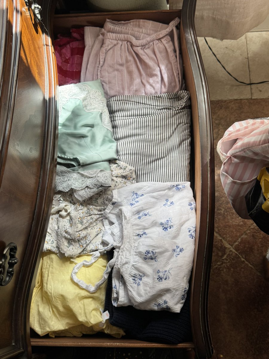 love a good natural fiber pj drawer🌸
